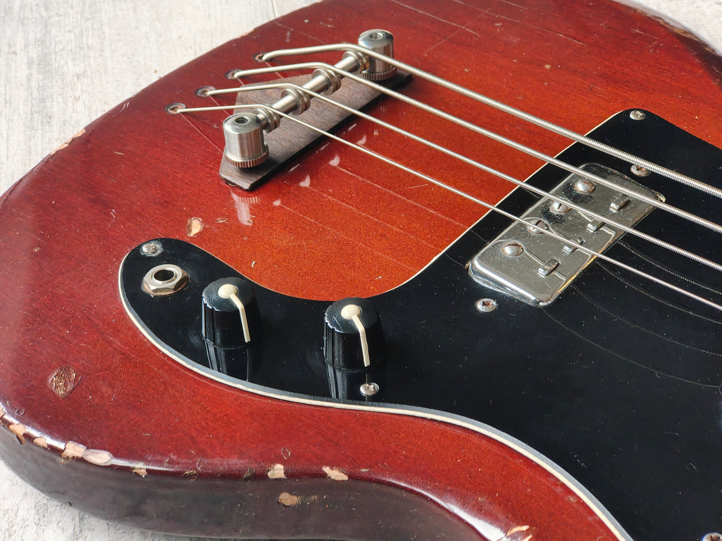 1970's Maya SG EB Bass (Red)