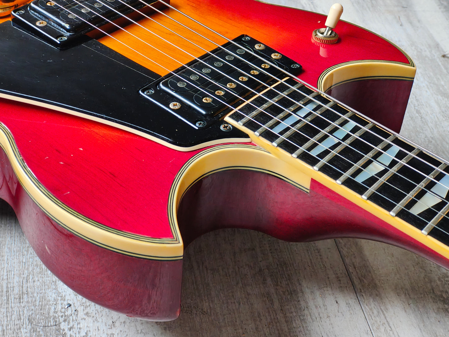 1979 Yamaha Japan SG-2000 Neckthrough Double Cutaway (Cherry Sunburst)