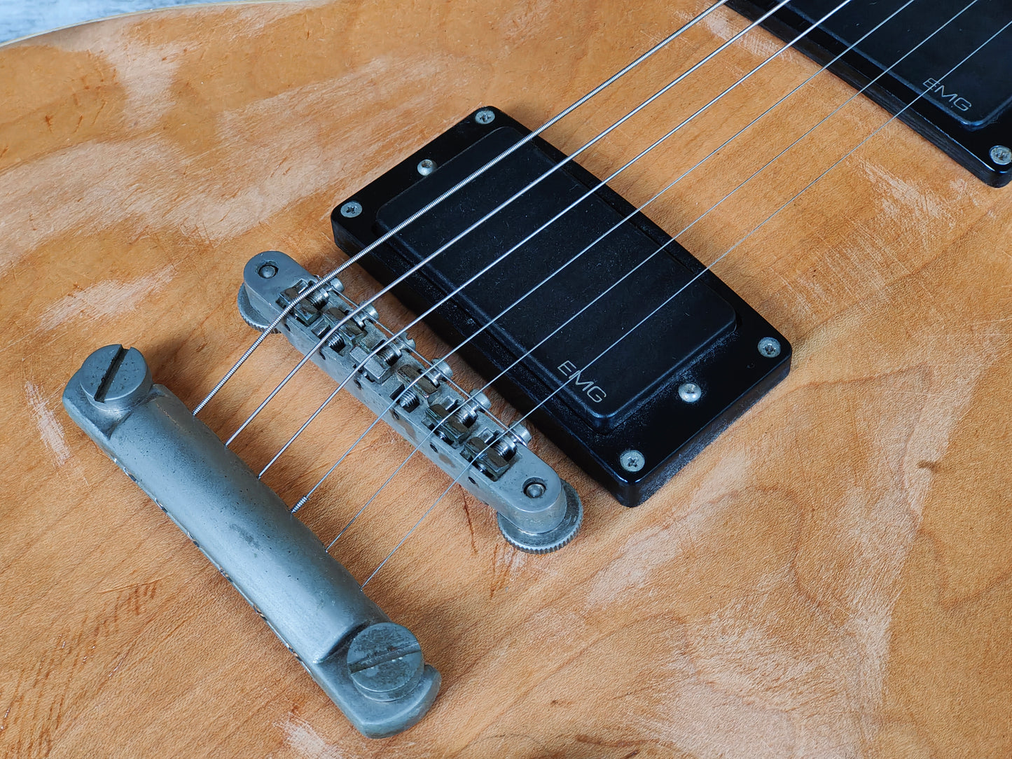 1981 Greco Japan EG-700 Super Power Les Paul Standard w/EMG's (Natural)