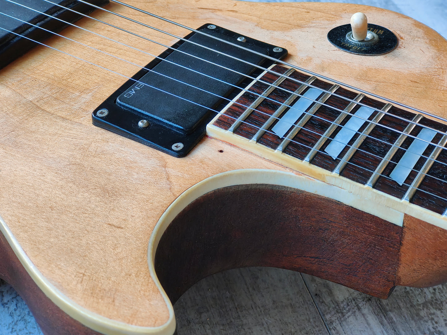 1981 Greco Japan EG-700 Super Power Les Paul Standard w/EMG's (Natural)