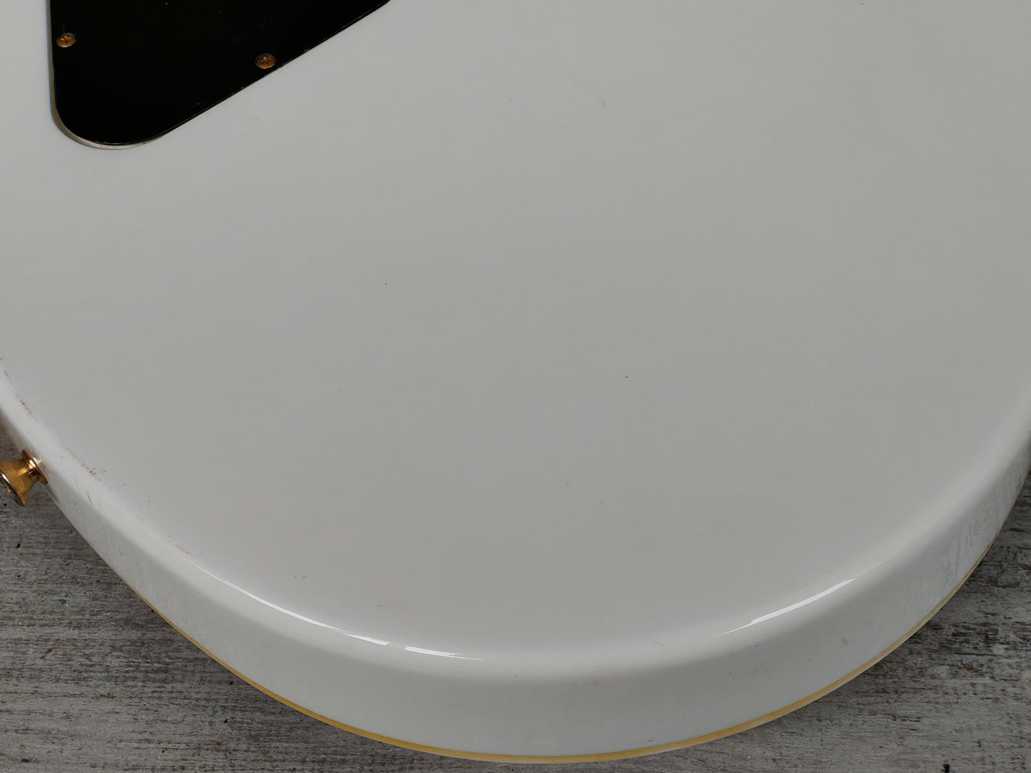 1990 Greco Japan EGB-850 Les Paul Custom Short Scale Bass (White)