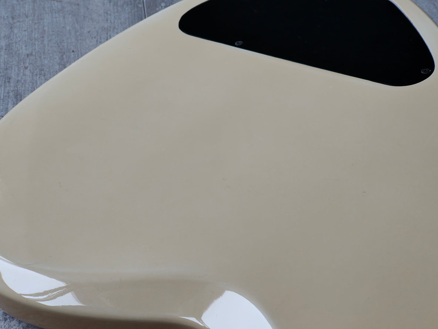 1990 Samick SG-7 Japanese Market Double Cutaway (Aged White)