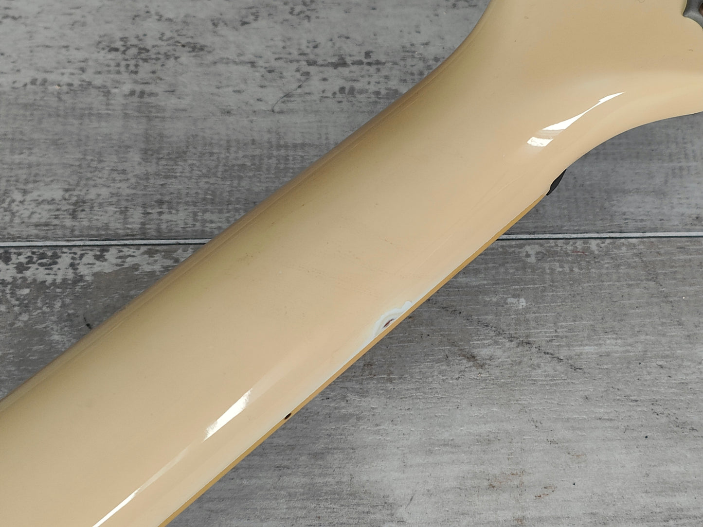 1990 Samick SG-7 Japanese Market Double Cutaway (Aged White)