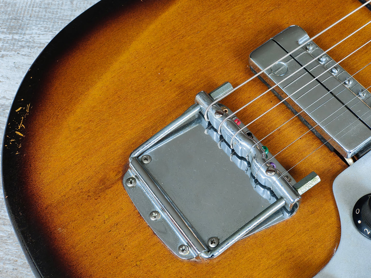 1962 Teisco Japan MJ-2 Weird Old Guitar (Sunburst)