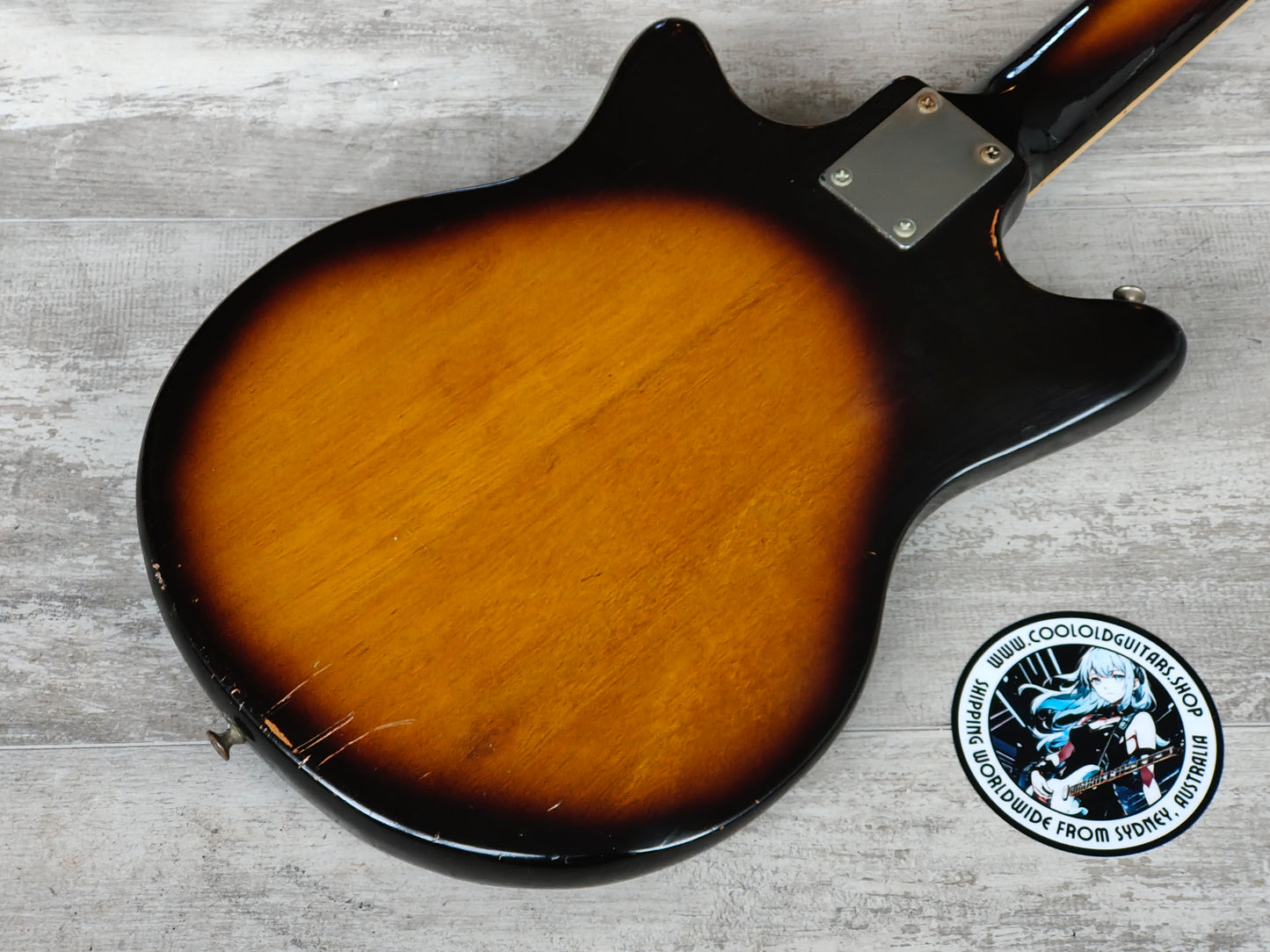 1962 Teisco Japan MJ-2 Weird Old Guitar (Sunburst)