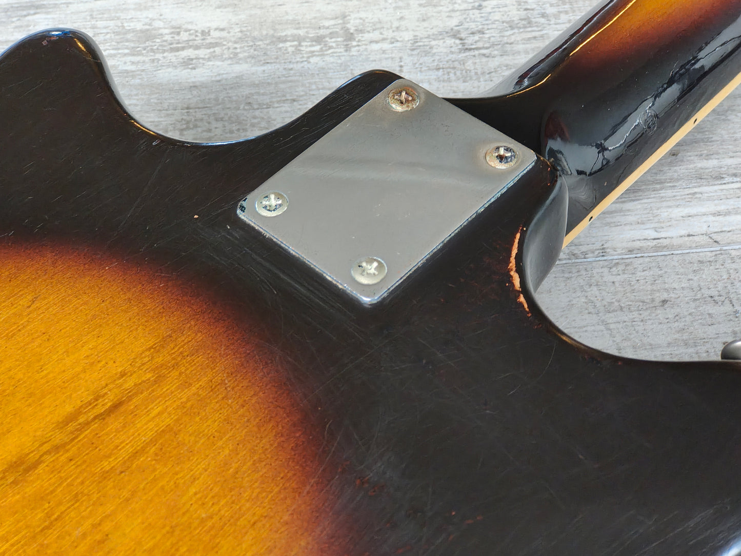 1962 Teisco Japan MJ-2 Weird Old Guitar (Sunburst)