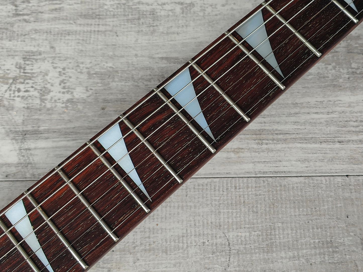 1990's Charvel (by Jackson Japan) 610-RR Short Scale Mini Randy Rhoads Flying V (Black/Gold)