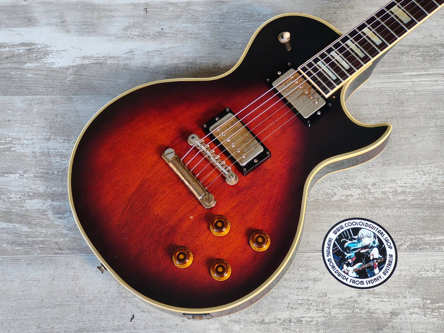 1982 Greco Japan EG-500/EGC68-50 Super Power Les Paul Custom (Violin Sunburst)