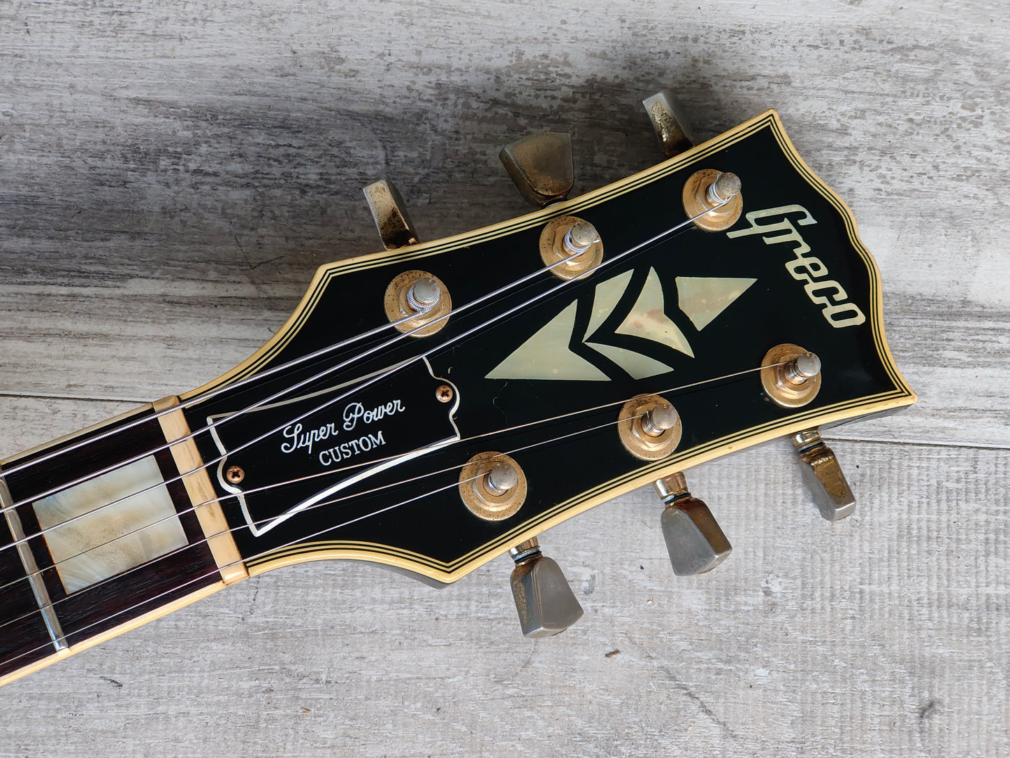 1982 Greco Japan EG-500/EGC68-50 Super Power Les Paul Custom (Violin Sunburst)