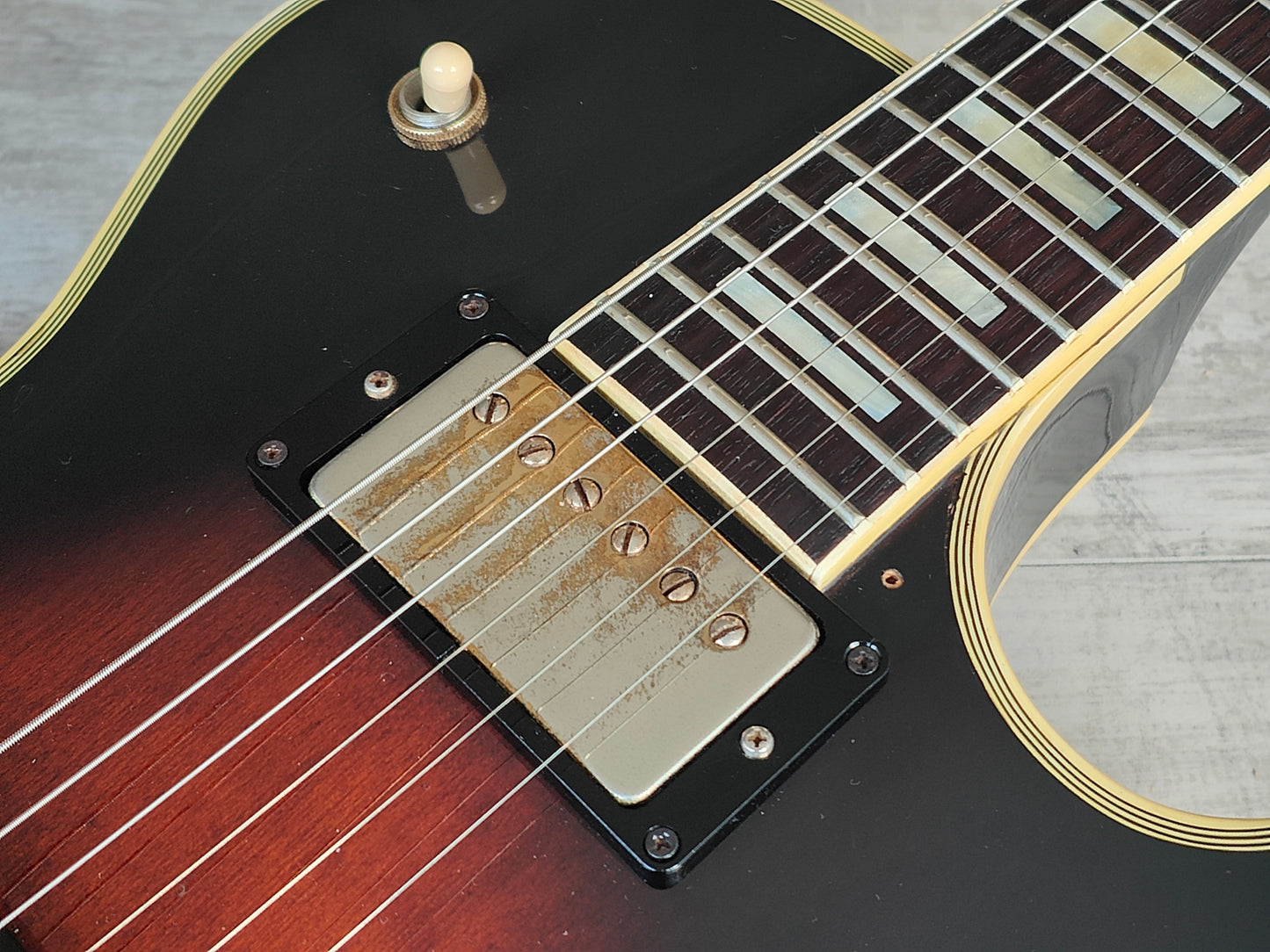 1982 Greco Japan EG-500/EGC68-50 Super Power Les Paul Custom (Violin Sunburst)