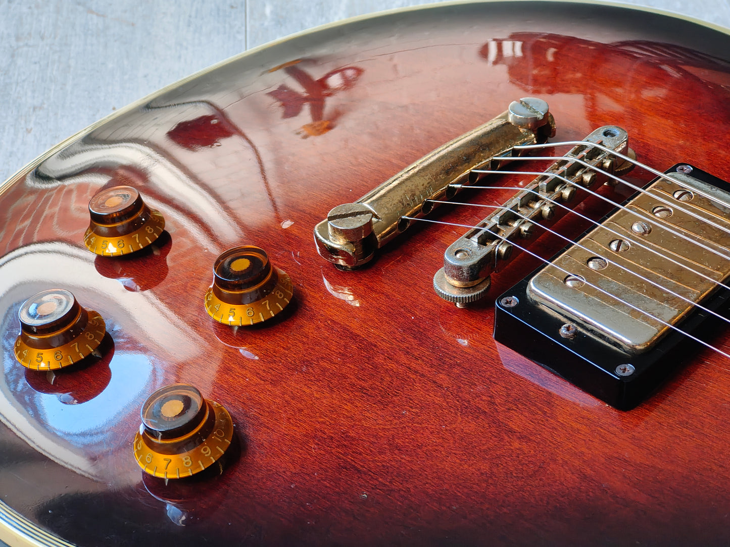 1982 Greco Japan EG-500/EGC68-50 Super Power Les Paul Custom (Violin Sunburst)