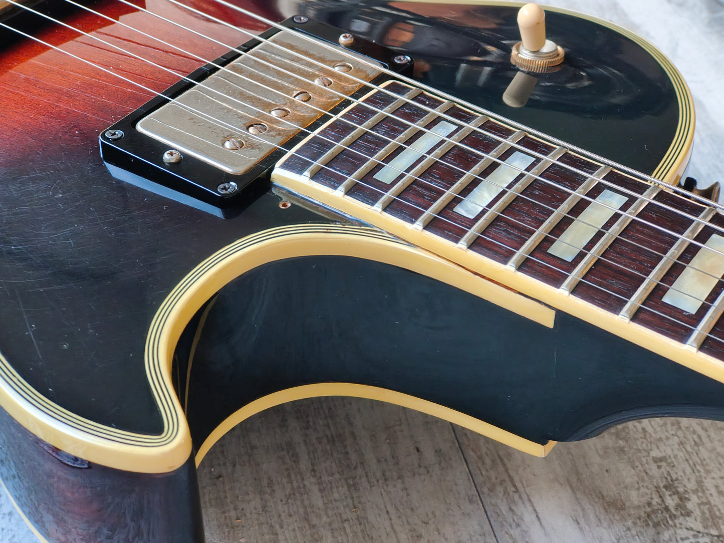 1982 Greco Japan EG-500/EGC68-50 Super Power Les Paul Custom (Violin Sunburst)