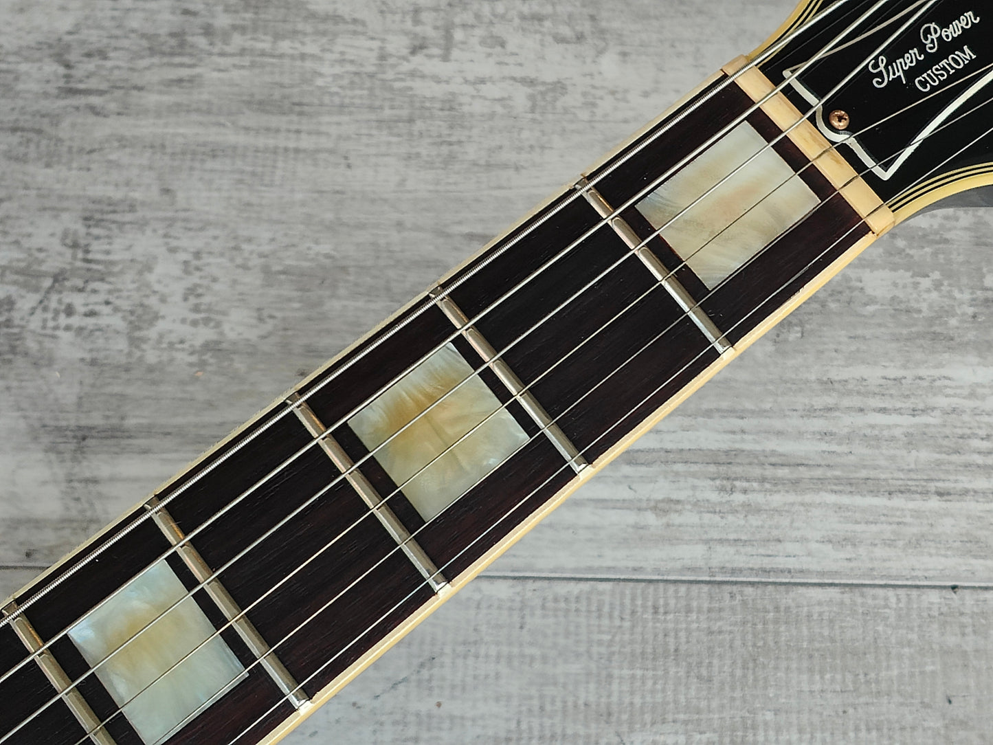 1982 Greco Japan EG-500/EGC68-50 Super Power Les Paul Custom (Violin Sunburst)