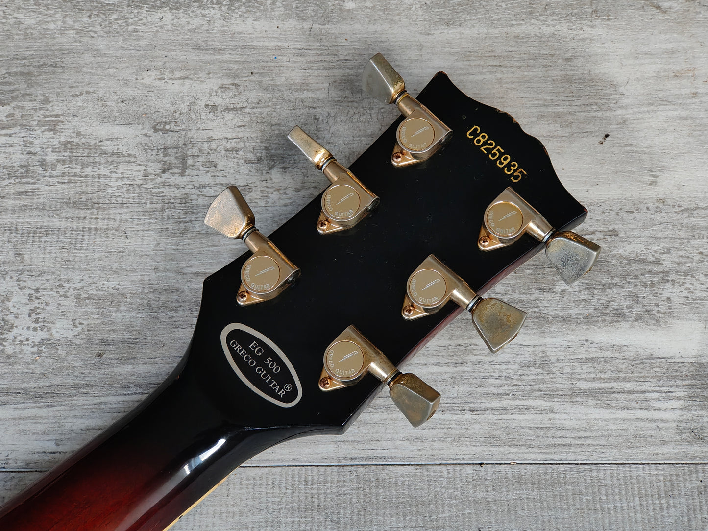 1982 Greco Japan EG-500/EGC68-50 Super Power Les Paul Custom (Violin Sunburst)