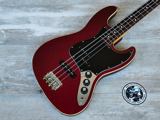 2008 Fender Japan Aerodyne PJ Jazz Bass (Old Candy Apple Red)