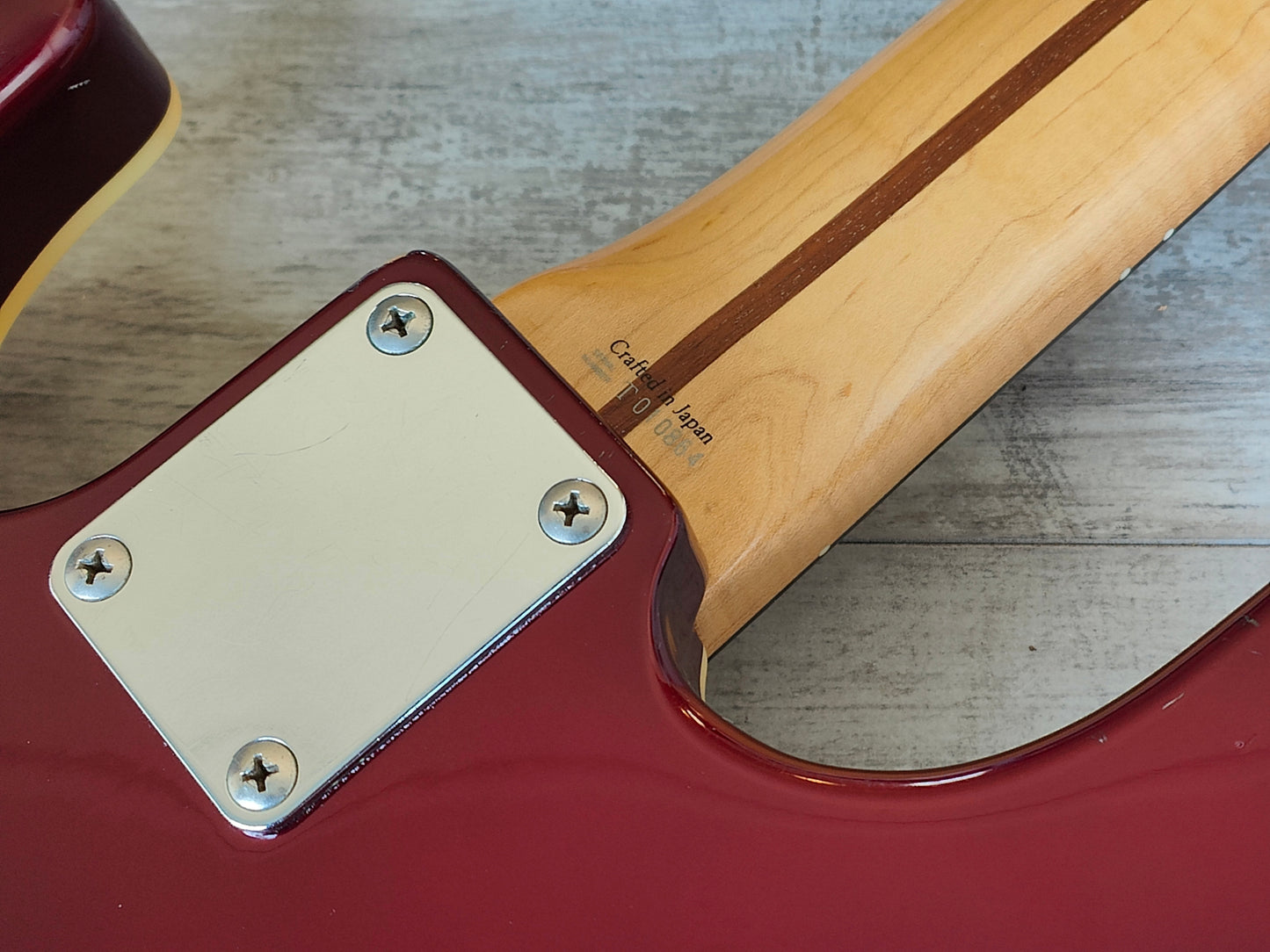 2008 Fender Japan Aerodyne PJ Jazz Bass (Old Candy Apple Red)