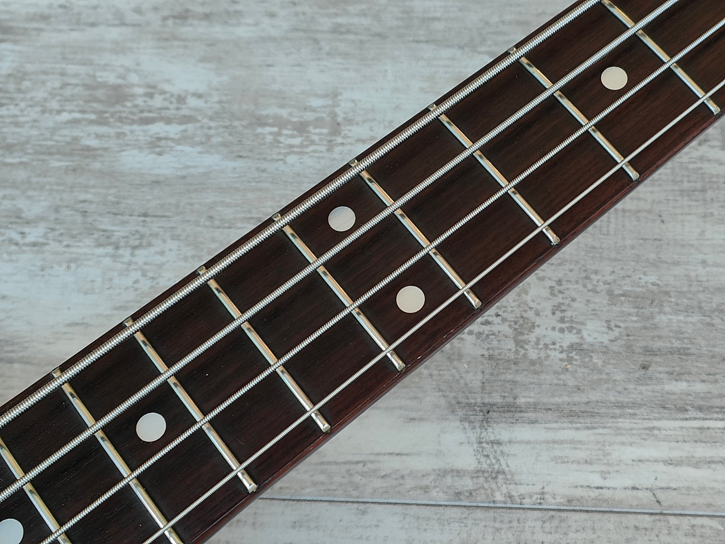 1983 Aria Pro II ZZB-DELUXE Explorer Bass (Blue-Black Burst)