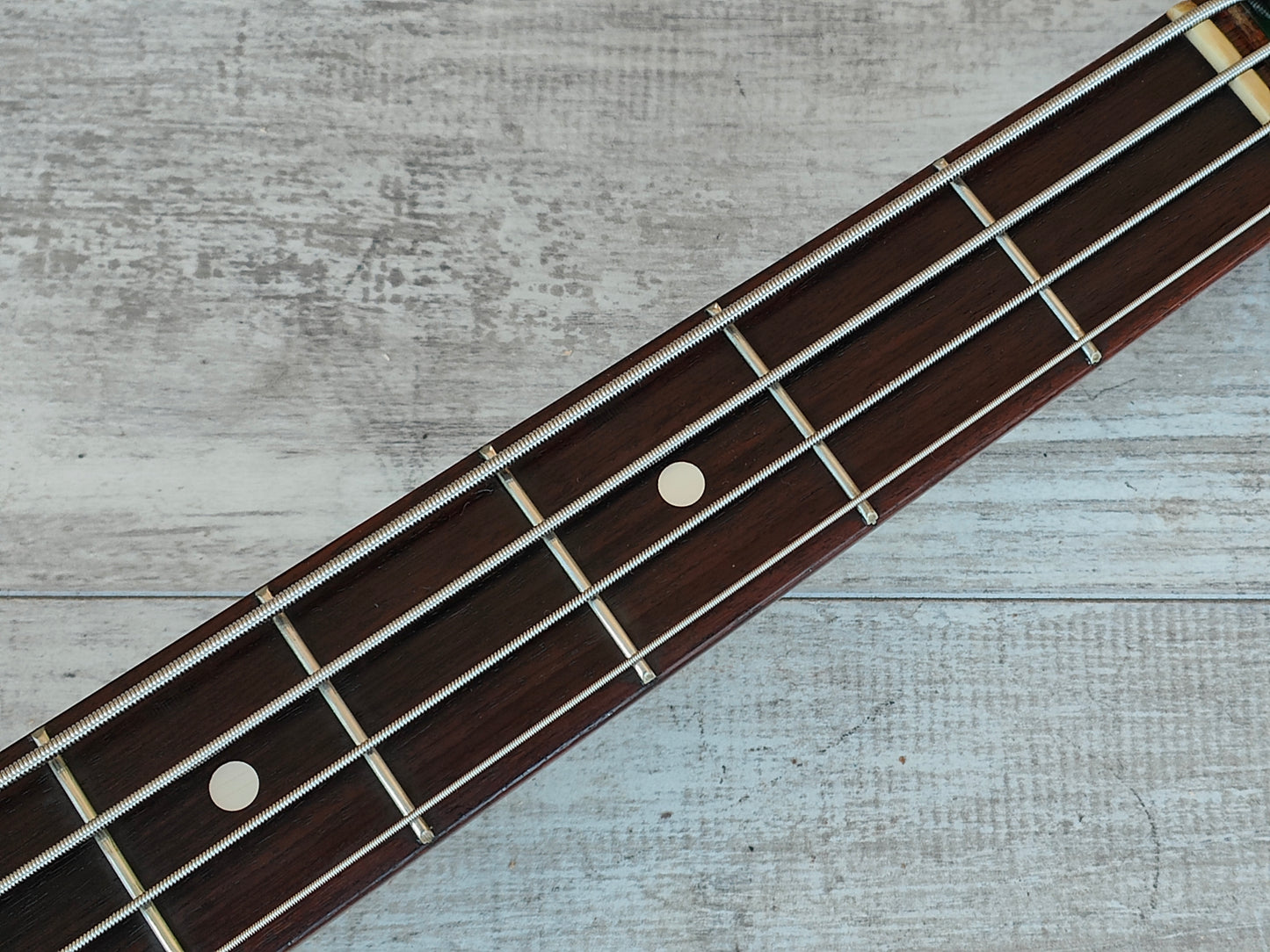 1983 Aria Pro II ZZB-DELUXE Explorer Bass (Blue-Black Burst)