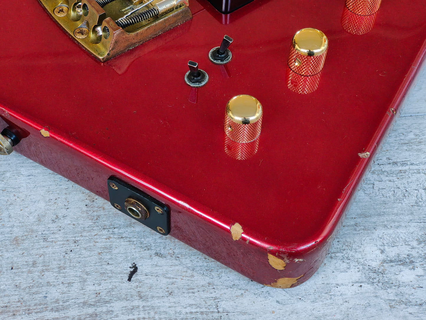 1984 Ibanez Japan DT-670 Destroyer II Vintage Bass (Fire Red)