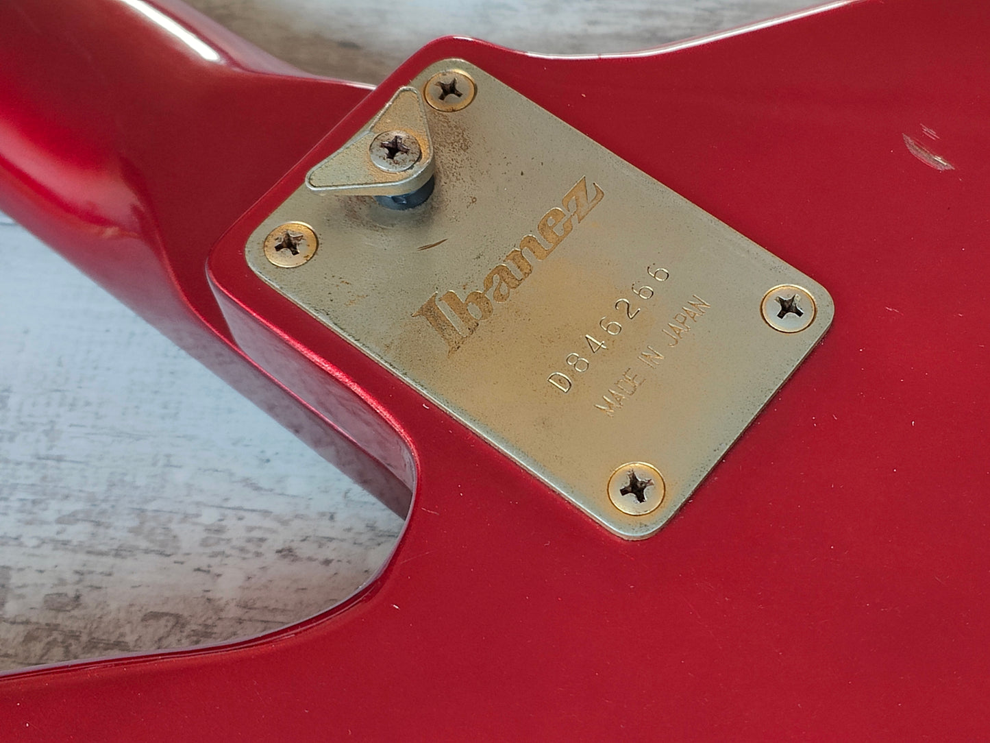 1984 Ibanez Japan DT-670 Destroyer II Vintage Bass (Fire Red)