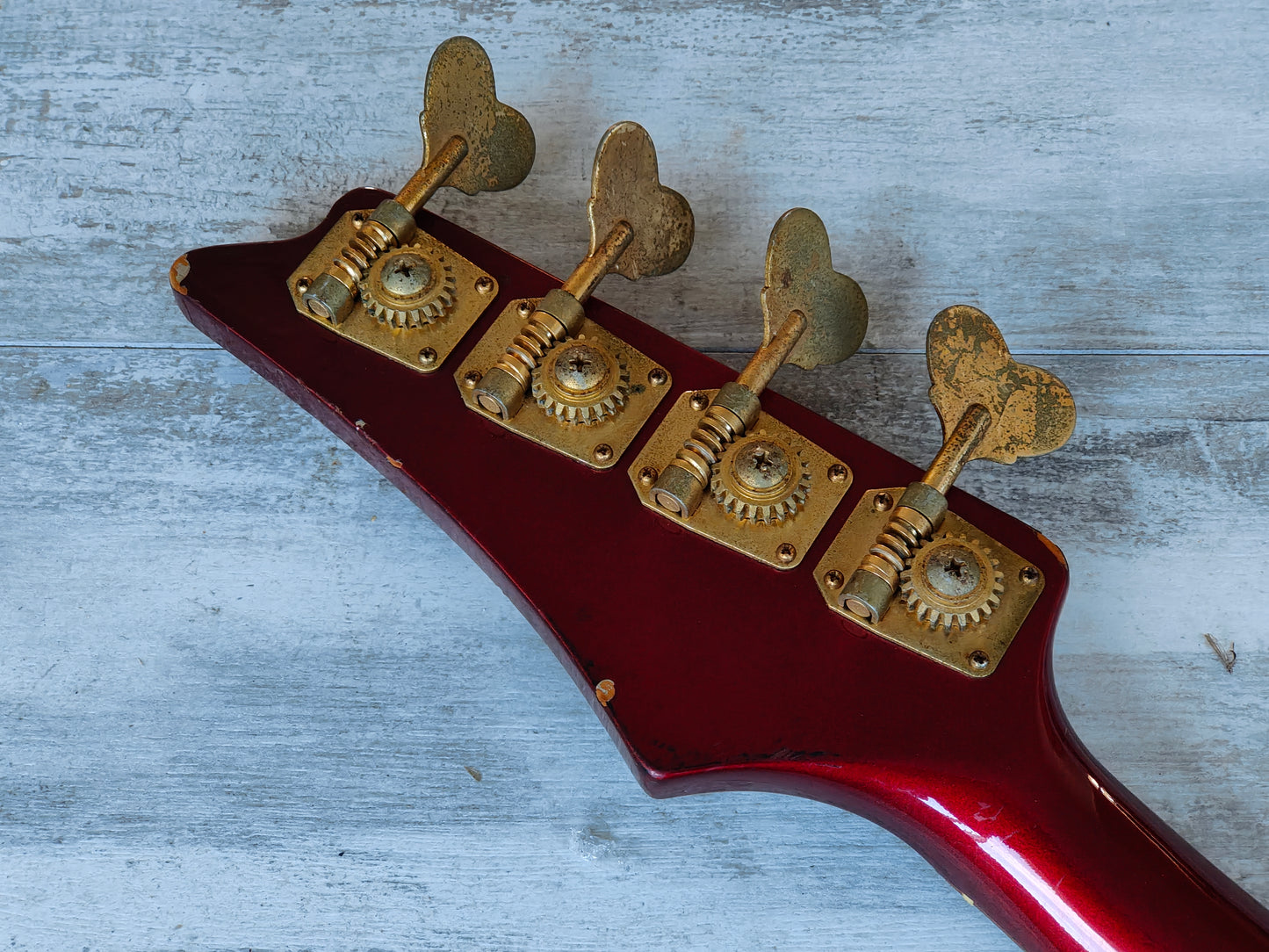 1984 Ibanez Japan DT-670 Destroyer II Vintage Bass (Fire Red)