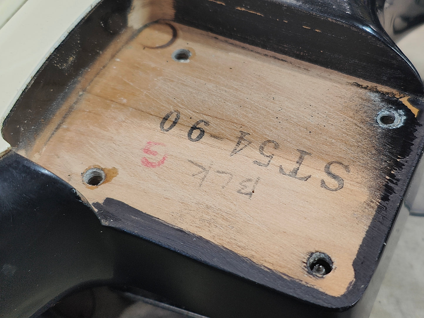 1989 Fender Japan ST54-900 '54 Reissue Stratocaster w/USA Pickups (Black Nitro)