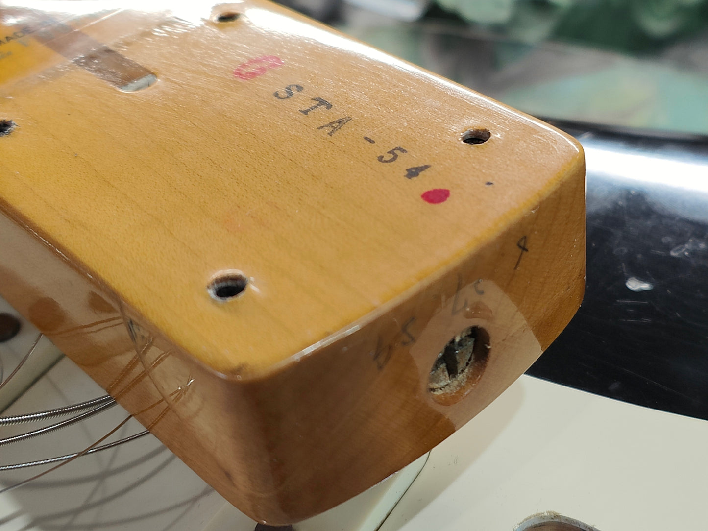 1989 Fender Japan ST54-900 '54 Reissue Stratocaster w/USA Pickups (Black Nitro)