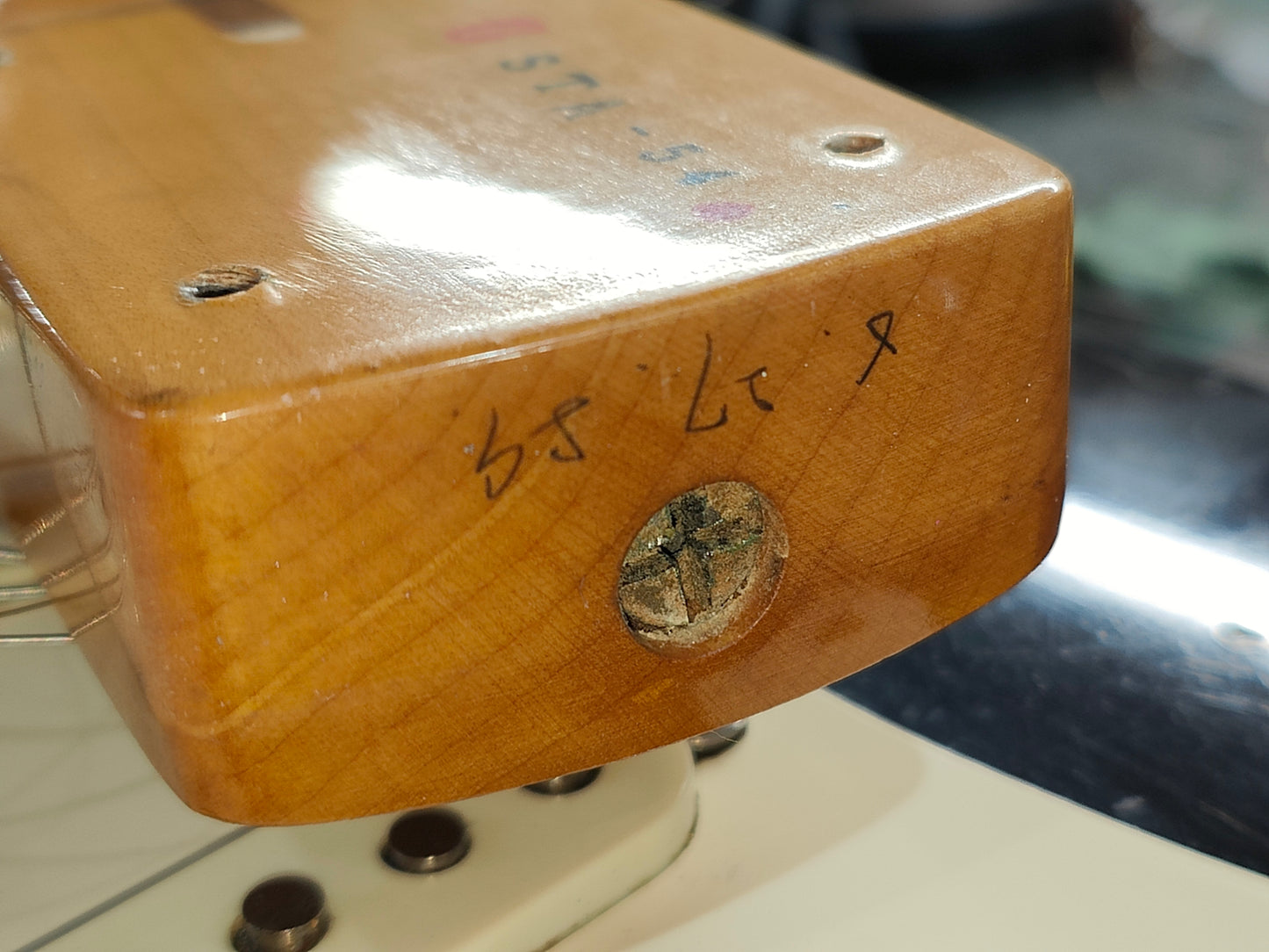 1989 Fender Japan ST54-900 '54 Reissue Stratocaster w/USA Pickups (Black Nitro)