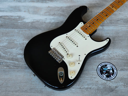 1989 Fender Japan ST54-900 '54 Reissue Stratocaster w/USA Pickups (Black Nitro)