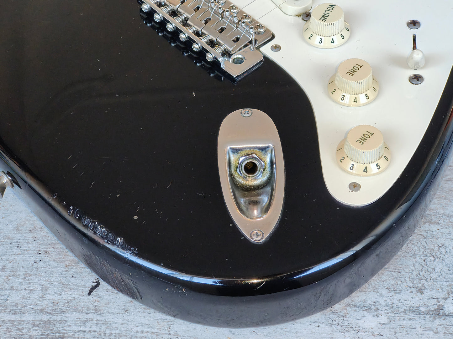 1989 Fender Japan ST54-900 '54 Reissue Stratocaster w/USA Pickups (Black Nitro)