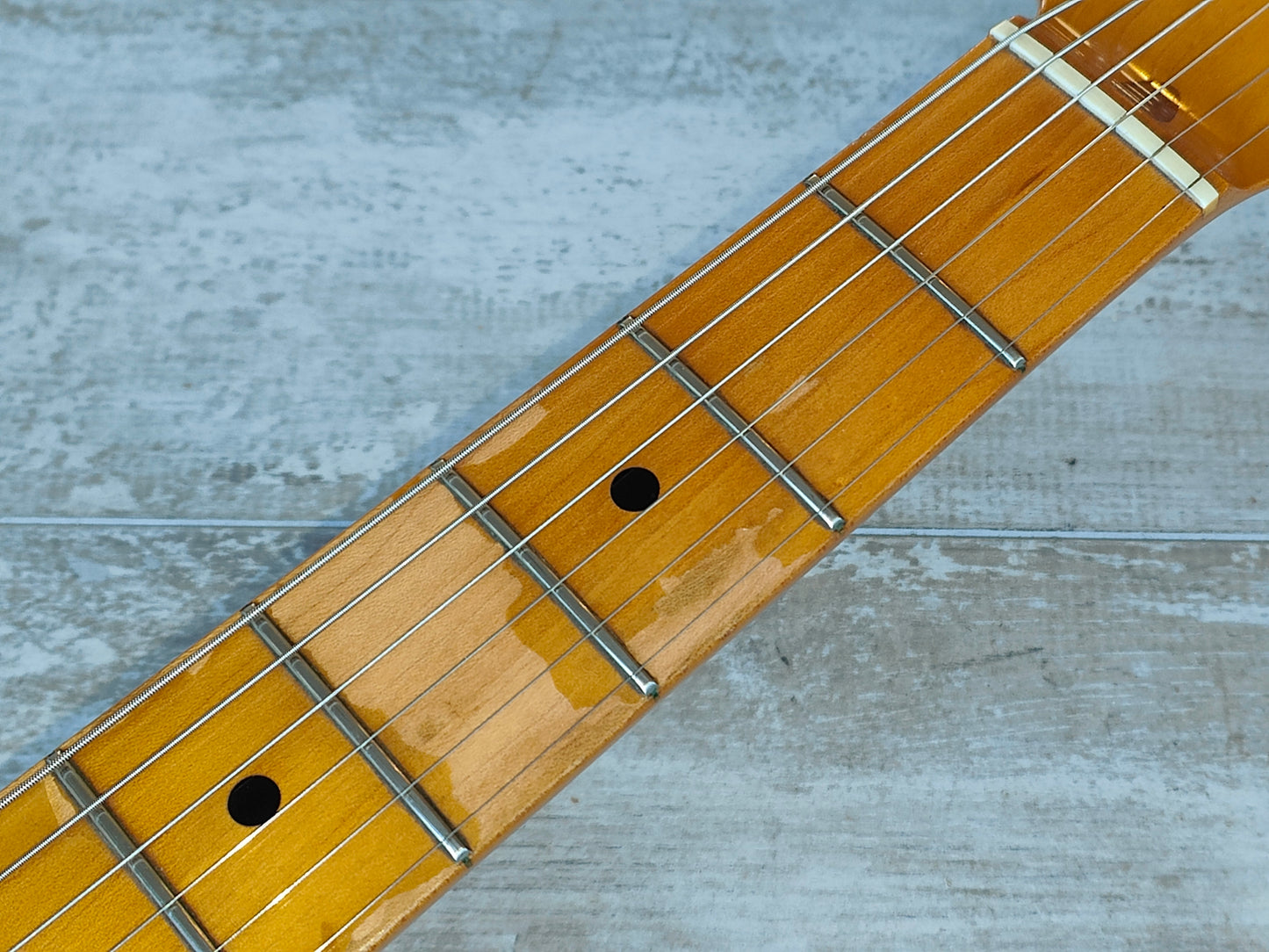 1989 Fender Japan ST54-900 '54 Reissue Stratocaster w/USA Pickups (Black Nitro)