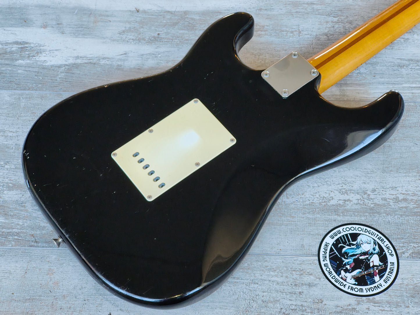 1989 Fender Japan ST54-900 '54 Reissue Stratocaster w/USA Pickups (Black Nitro)