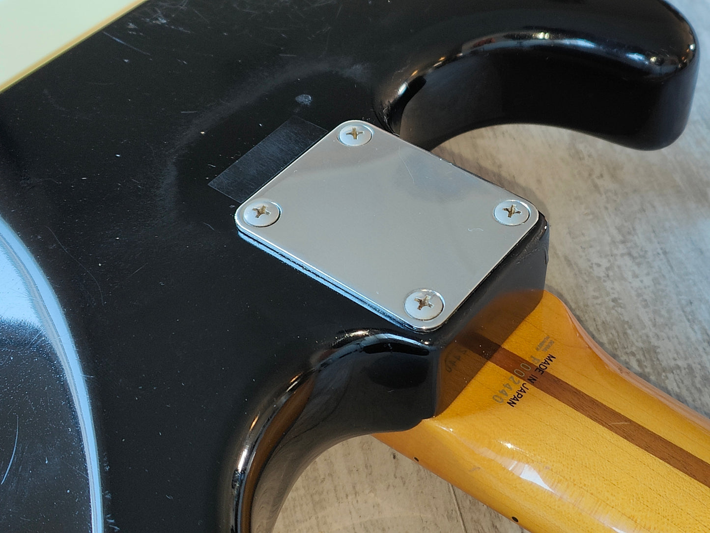 1989 Fender Japan ST54-900 '54 Reissue Stratocaster w/USA Pickups (Black Nitro)