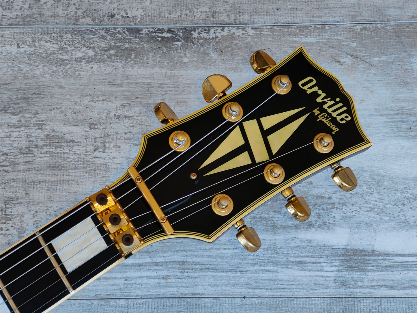 1993 Orville by Gibson LPC-57B Les Paul Custom w/Floyd Rose (Ebony)