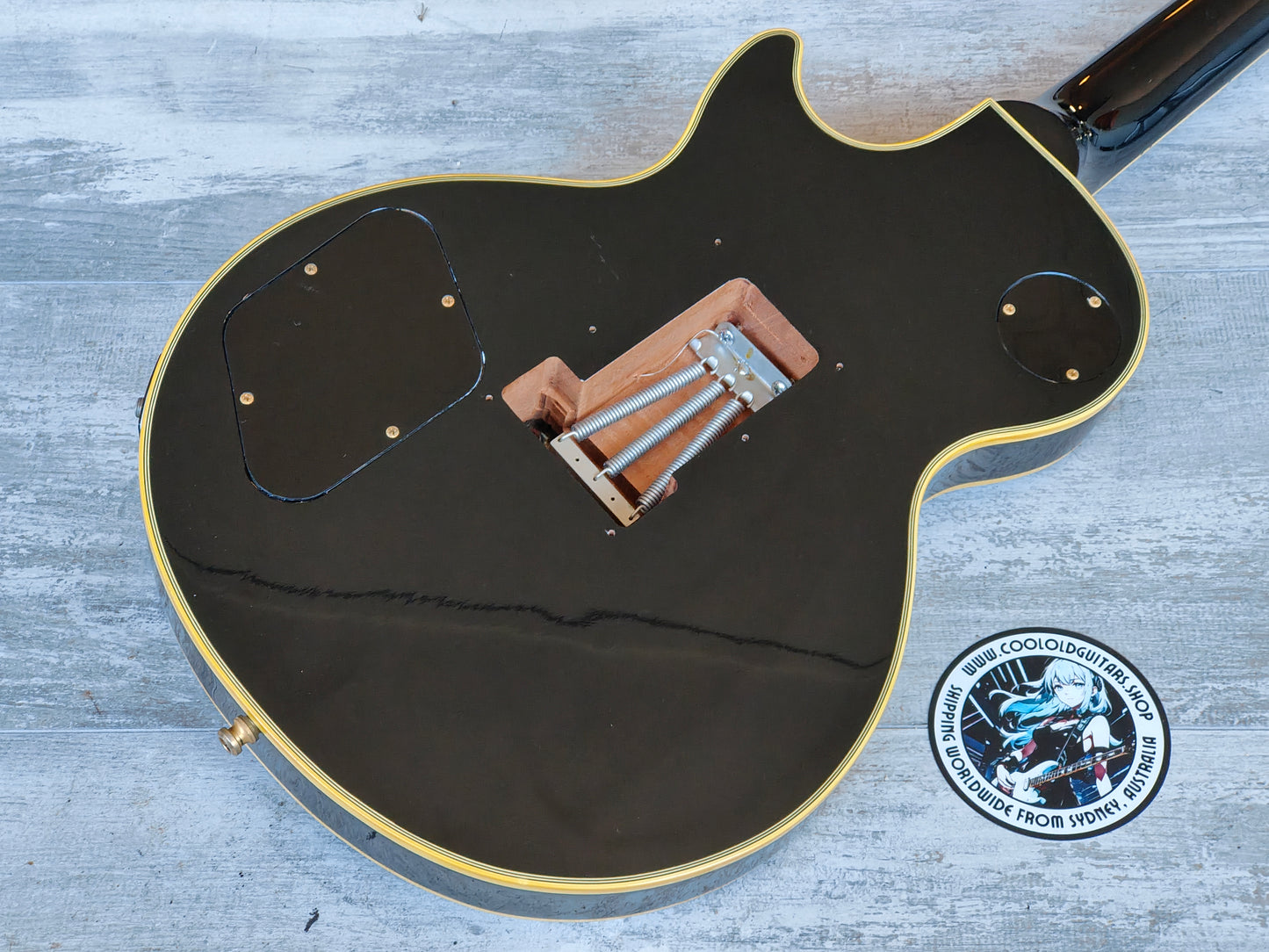 1993 Orville by Gibson LPC-57B Les Paul Custom w/Floyd Rose (Ebony)