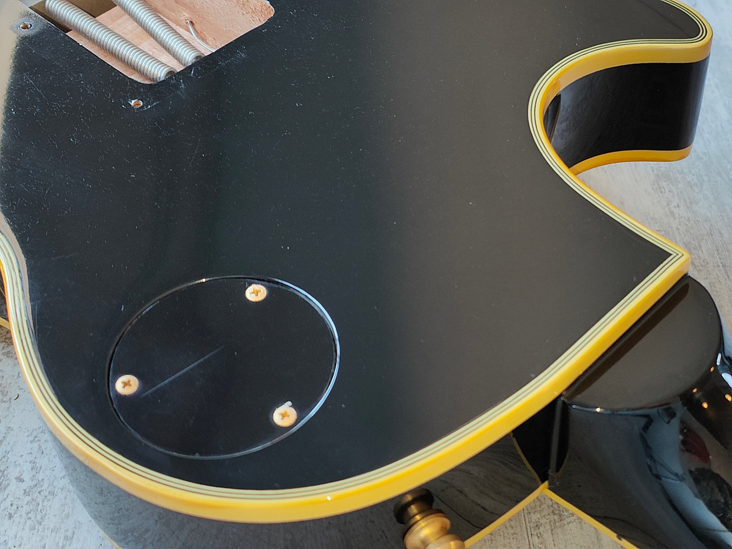 1993 Orville by Gibson LPC-57B Les Paul Custom w/Floyd Rose (Ebony)