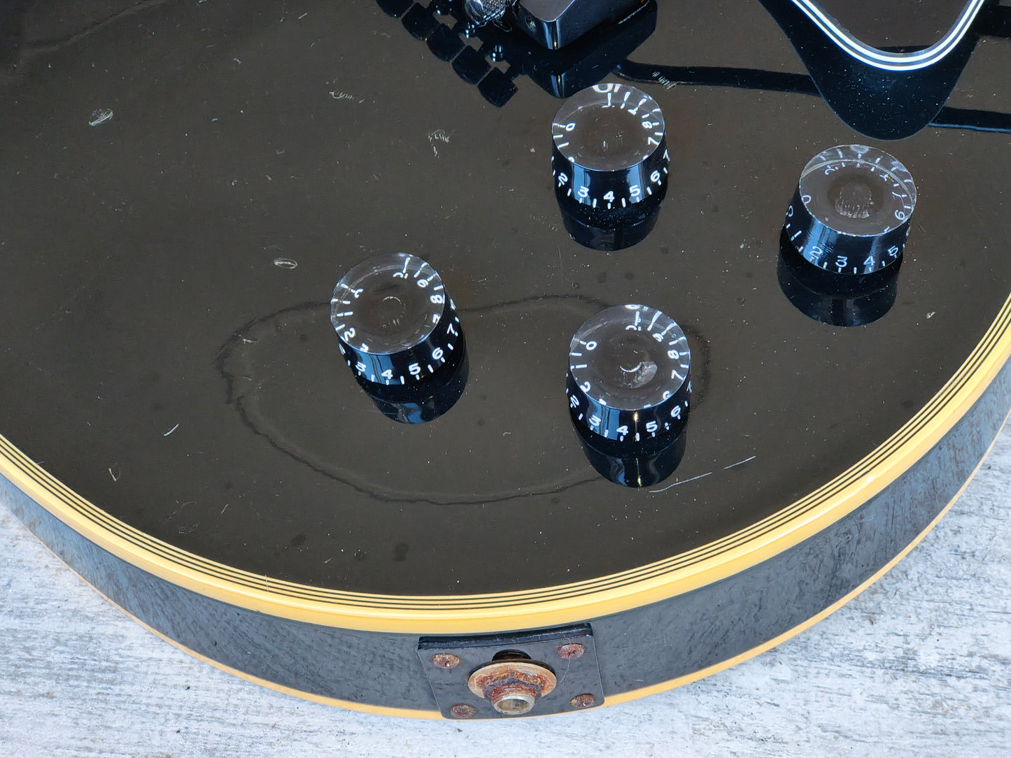 1987 Greco Japan Les Paul Custom "Black Beauty" w/Kahler Tremolo (Ebony)