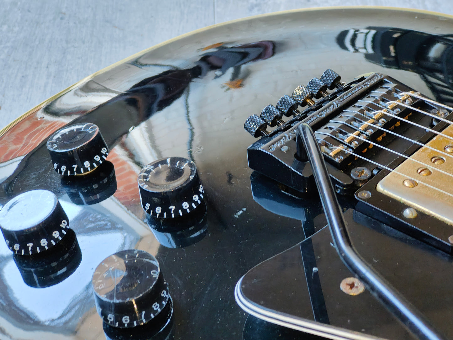 1987 Greco Japan Les Paul Custom "Black Beauty" w/Kahler Tremolo (Ebony)
