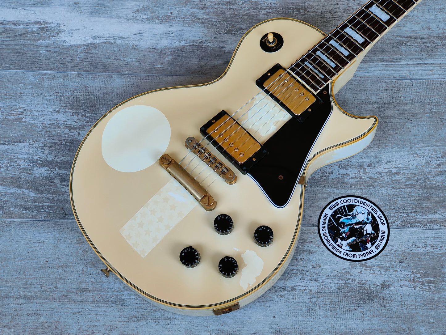 1991 Orville by Gibson Les Paul Custom (Aged White)