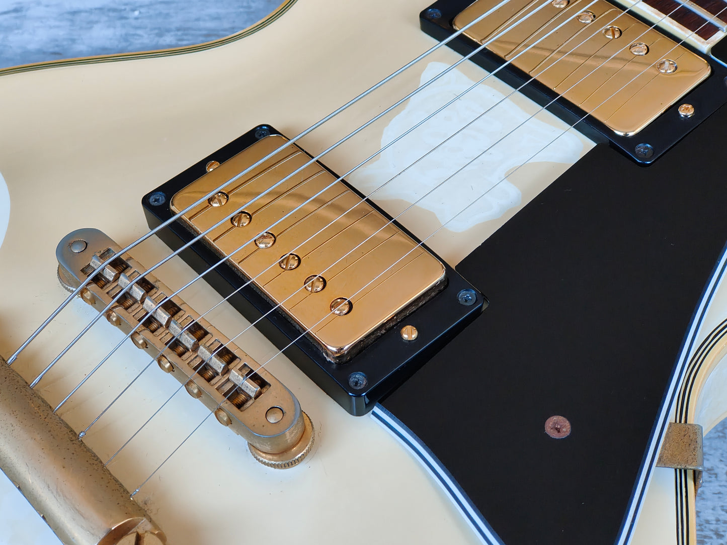 1991 Orville by Gibson Les Paul Custom (Aged White)