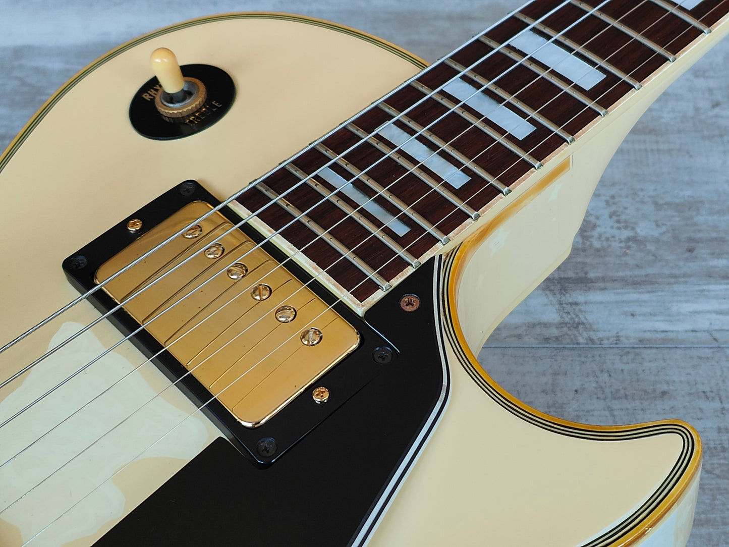 1991 Orville by Gibson Les Paul Custom (Aged White)