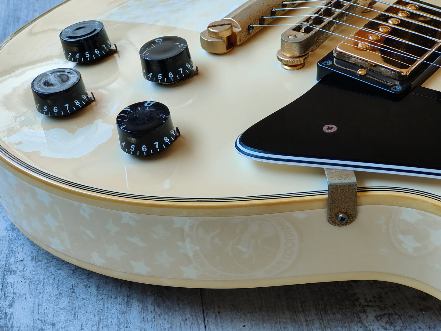 1991 Orville by Gibson Les Paul Custom (Aged White)