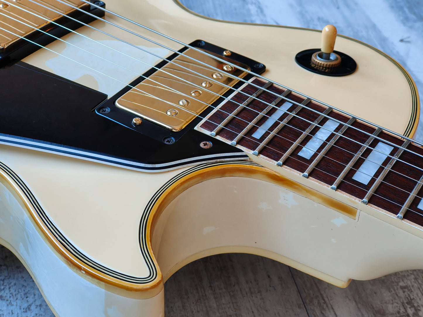 1991 Orville by Gibson Les Paul Custom (Aged White)