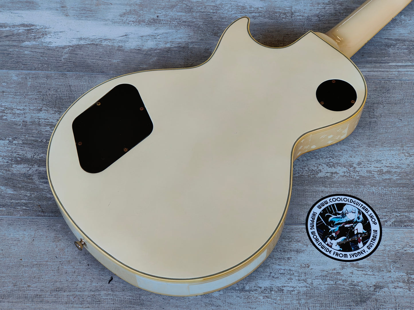 1991 Orville by Gibson Les Paul Custom (Aged White)