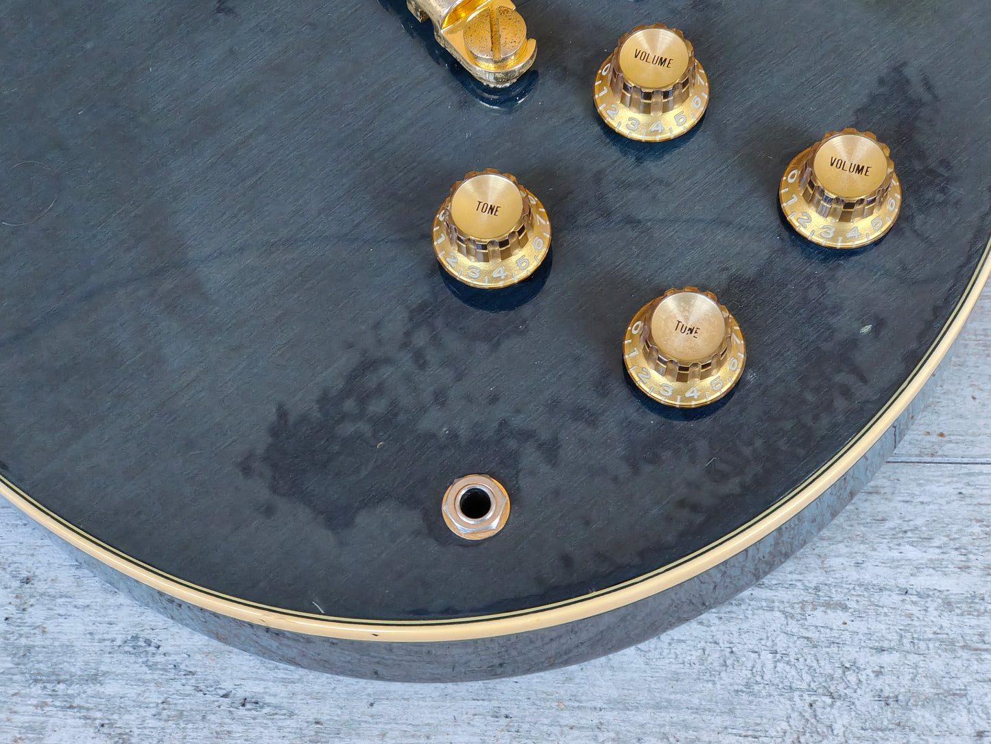 1984 Yamaha Japan SG1000N "Narrow Neck" Double Cutaway (Indigo Blue)