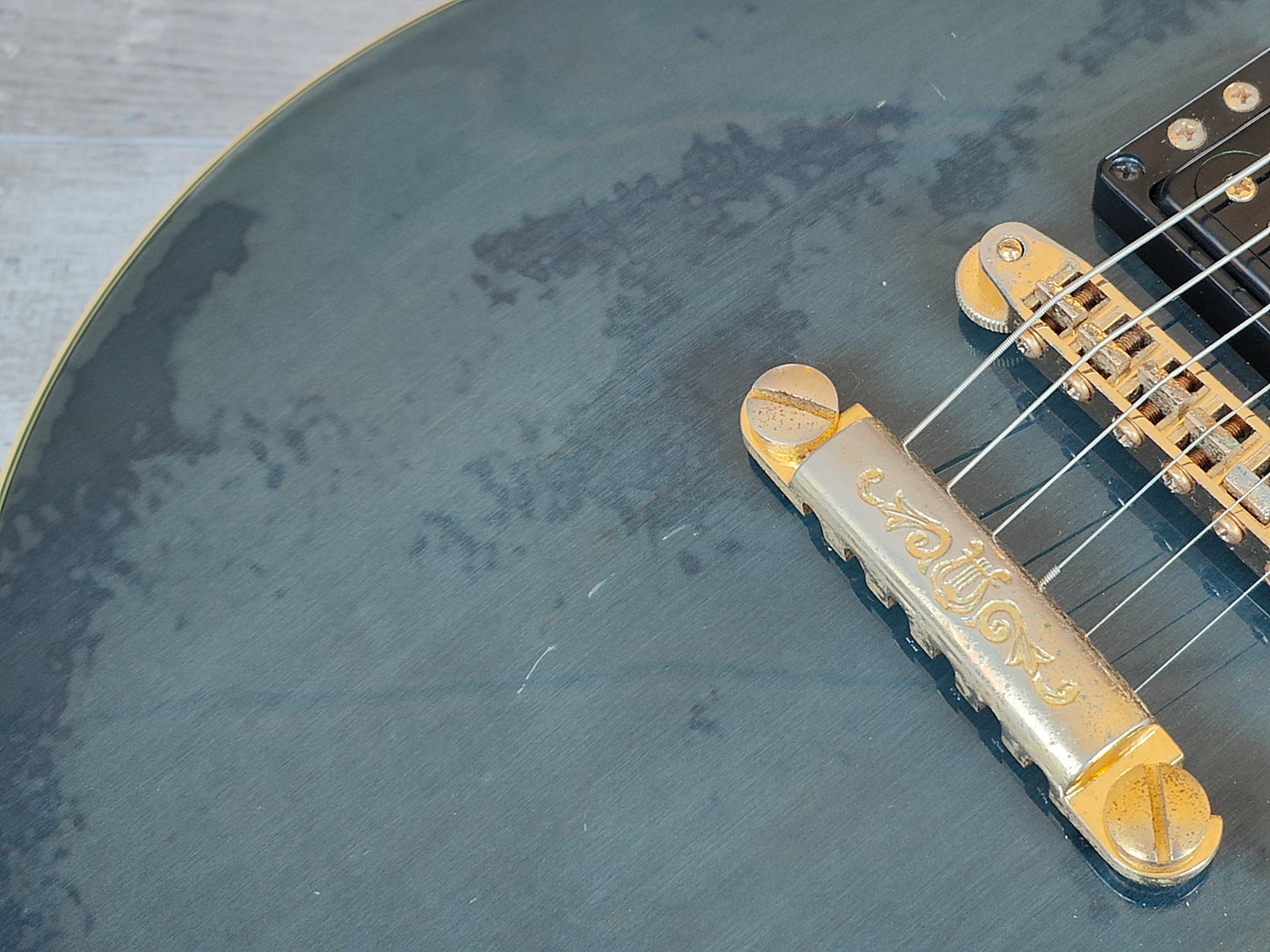 1984 Yamaha Japan SG1000N "Narrow Neck" Double Cutaway (Indigo Blue)