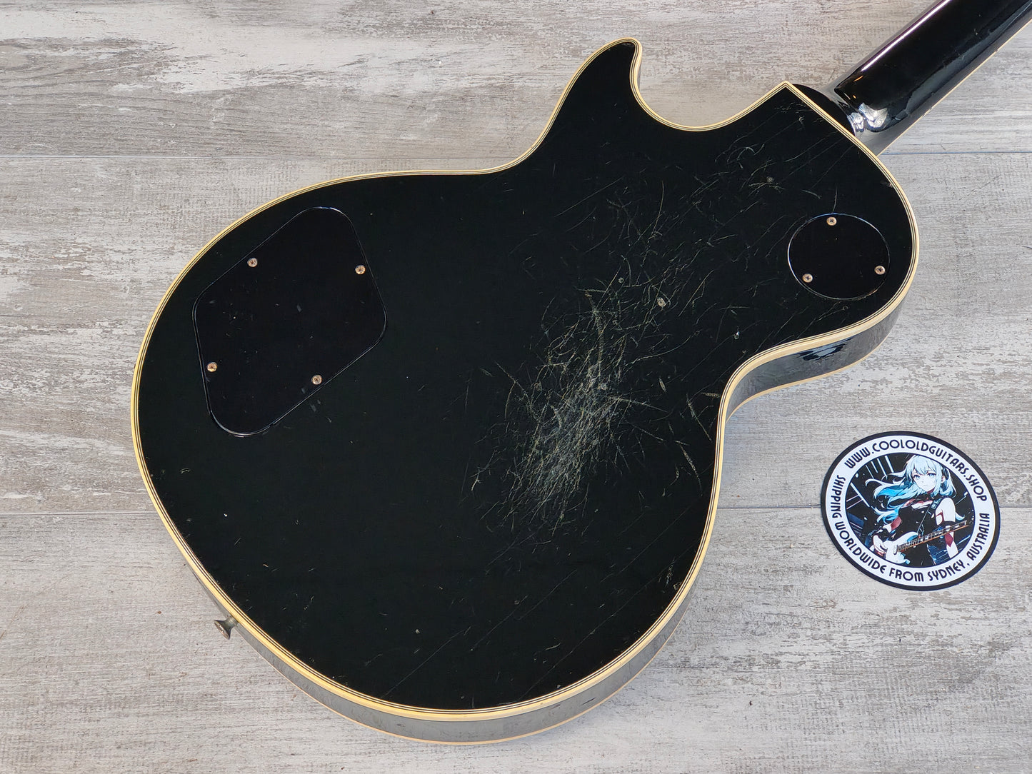 1983 Greco Japan EGC68-50 Les Paul Custom (Black)