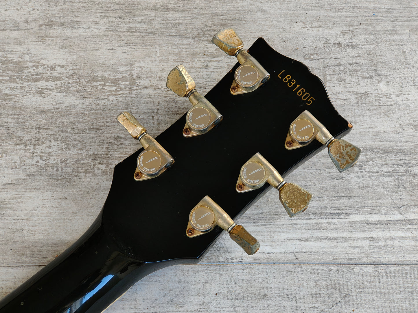 1983 Greco Japan EGC68-50 Les Paul Custom (Black)