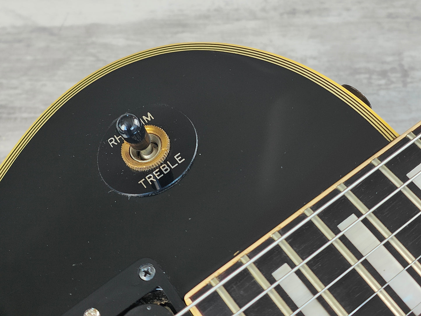 1988 Burny Japan RLC-60 Les Paul Custom (Black)