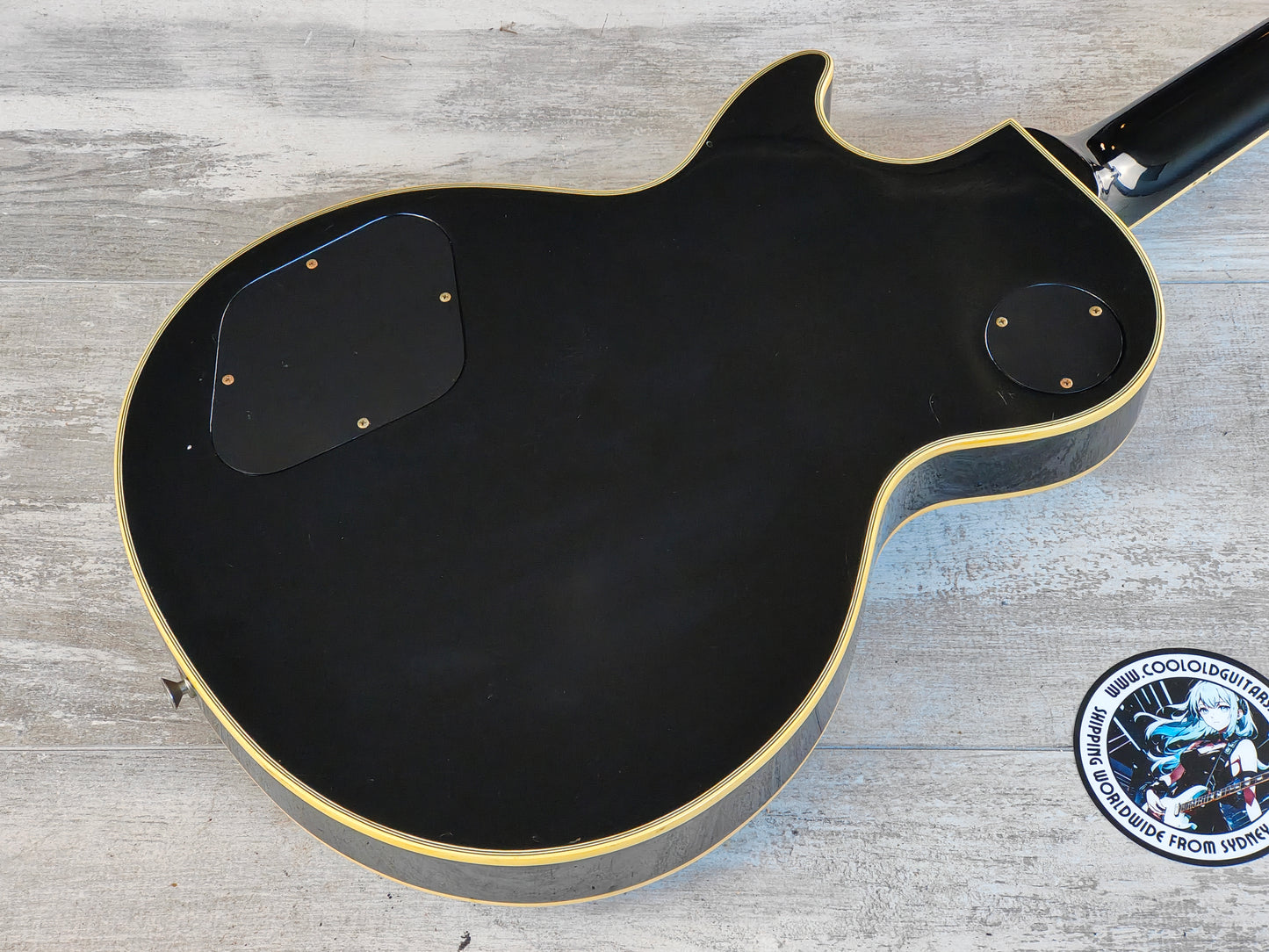 1988 Burny Japan RLC-60 Les Paul Custom (Black)